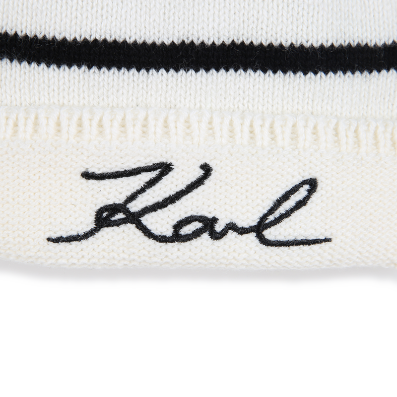 Bonnet brodé KARL LAGERFELD KIDS 
                    UNISEXE