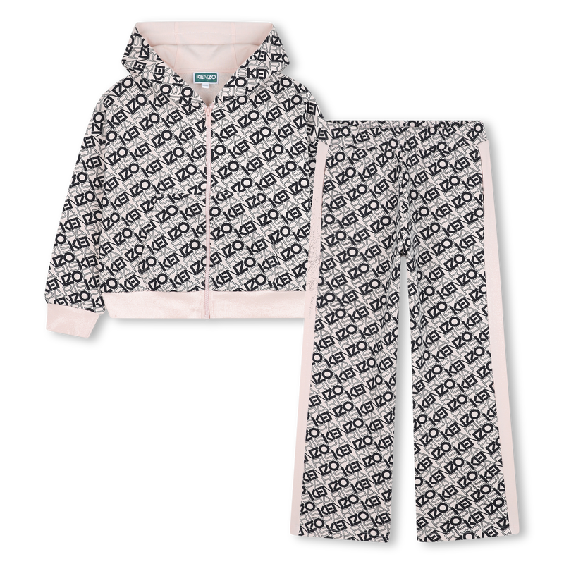 Ensemble cardigan et pantalon KENZO KIDS 
                    FILLE