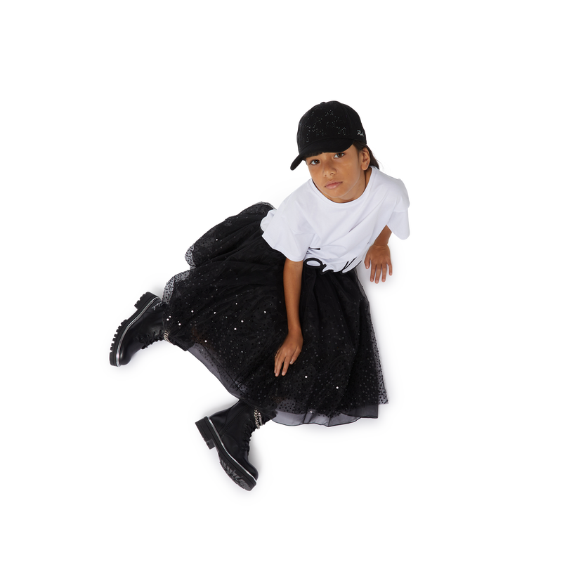 Casquette à strass KARL LAGERFELD KIDS 
                    FILLE