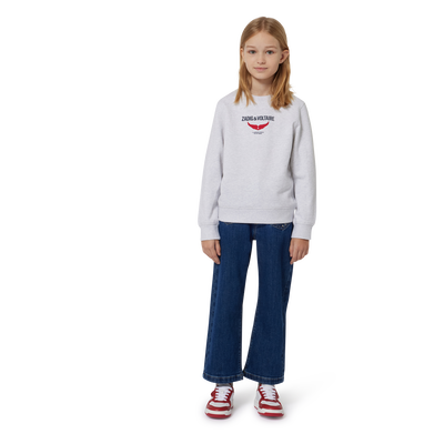 Sweat-shirt en molleton coton ZADIG & VOLTAIRE UNISEXE