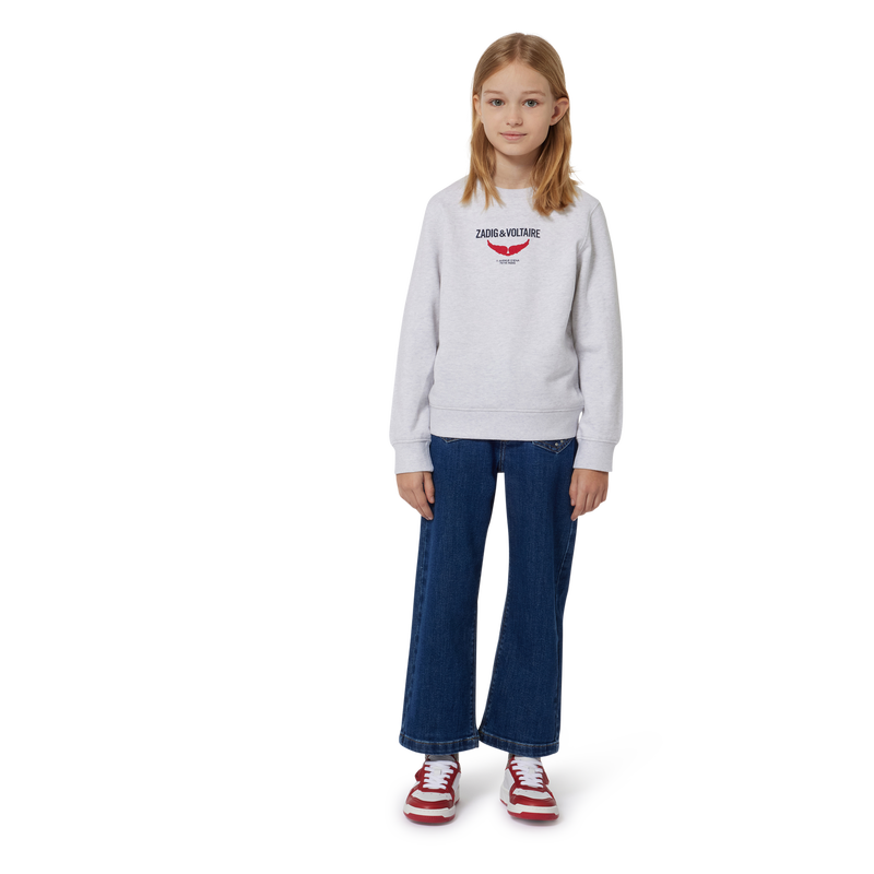 Sweat-shirt en molleton coton ZADIG & VOLTAIRE 
                    UNISEXE