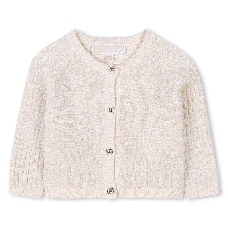 Cardigan de cérémonie boutonné MICHAEL KORS 
                    FILLE