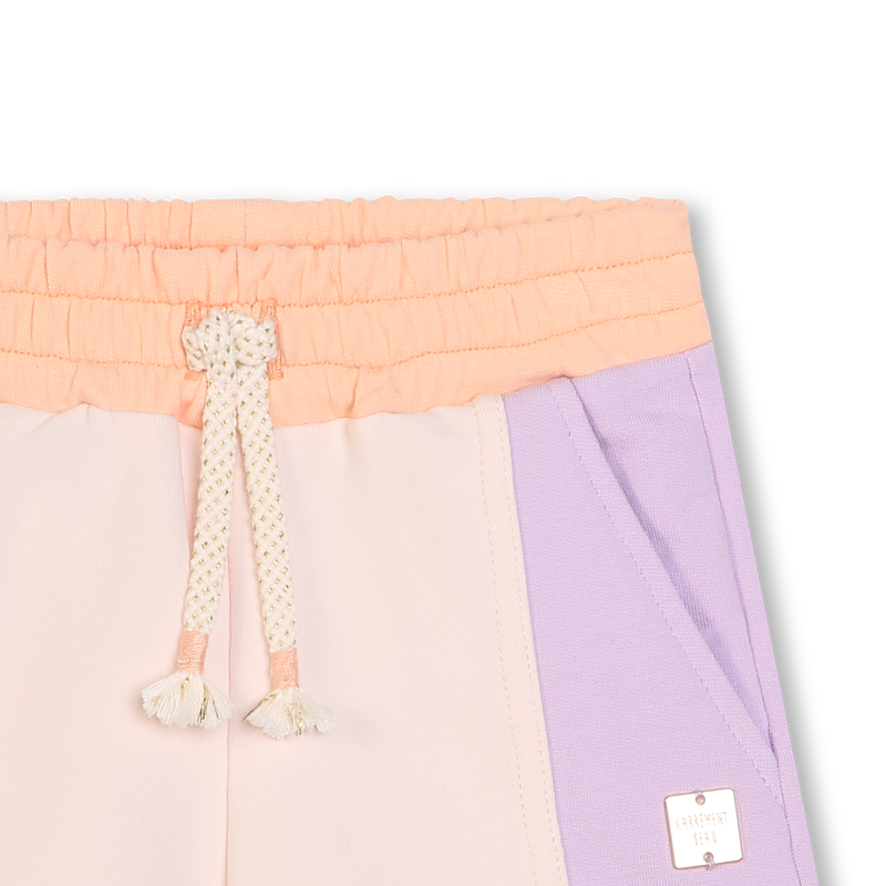 Short en molleton avec plaque CARREMENT BEAU 
                    FILLE