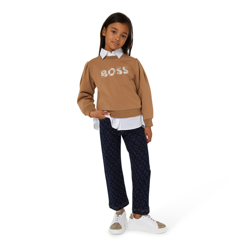 Sweat-shirt à manches longues BOSS 
                    FILLE