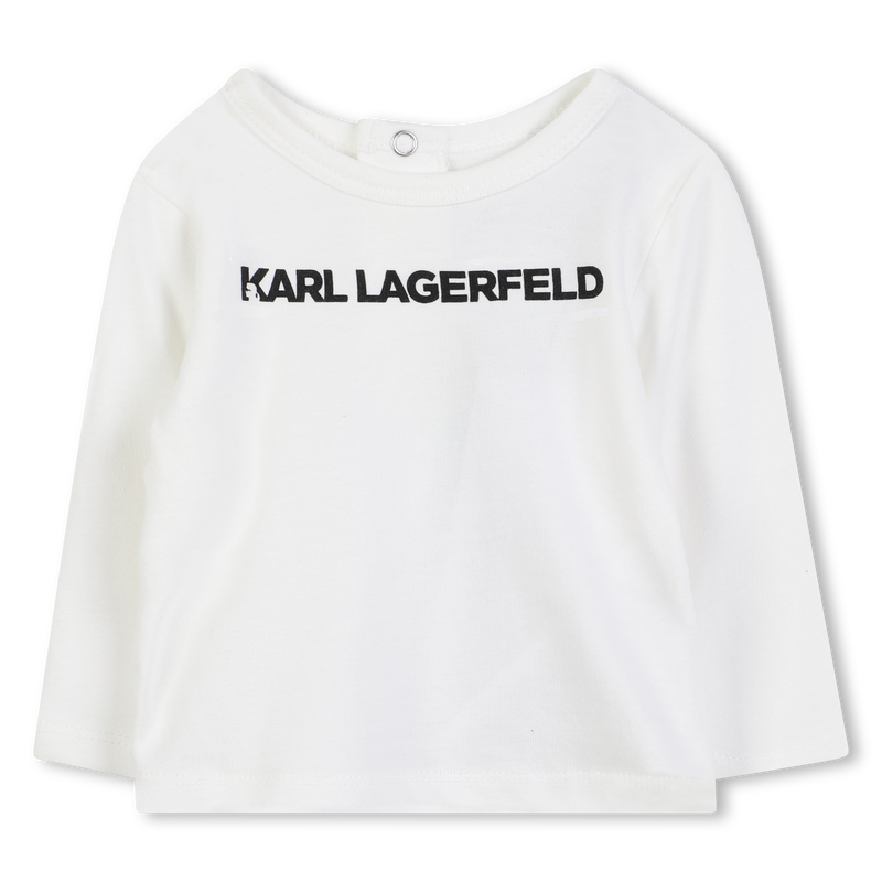 Ensemble t-shirt, caleçon et foulard KARL LAGERFELD KIDS 
                    GARCON