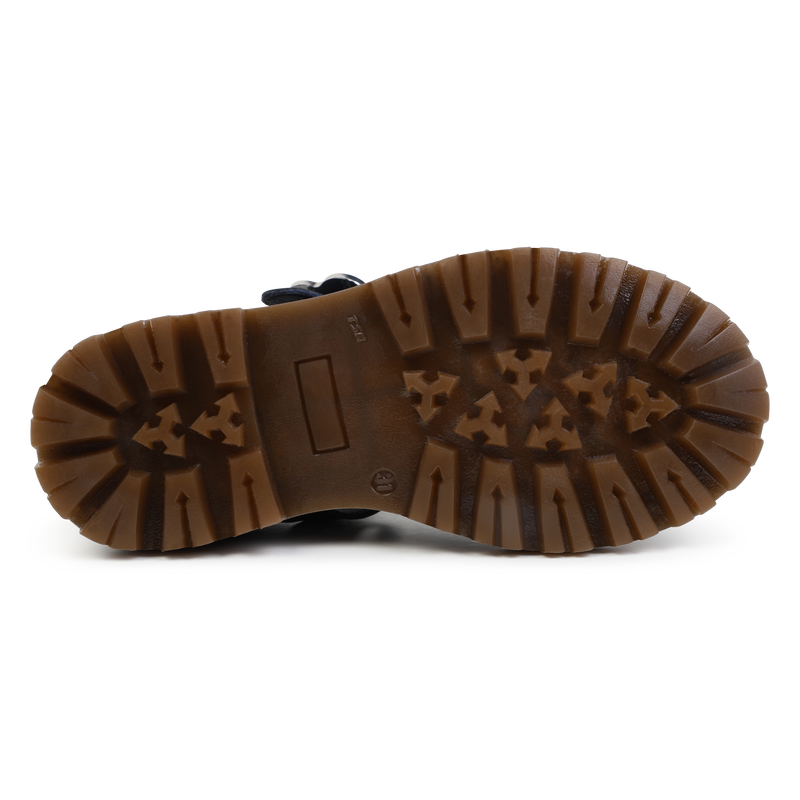 Ballerines en cuir avec boucle KENZO KIDS 
                        FILLE