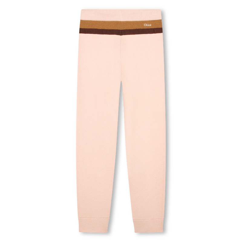 Pantalon tricot brodé au dos CHLOE 
                    FILLE