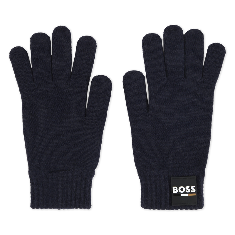 Gants unis en tricot BOSS 
                    GARCON