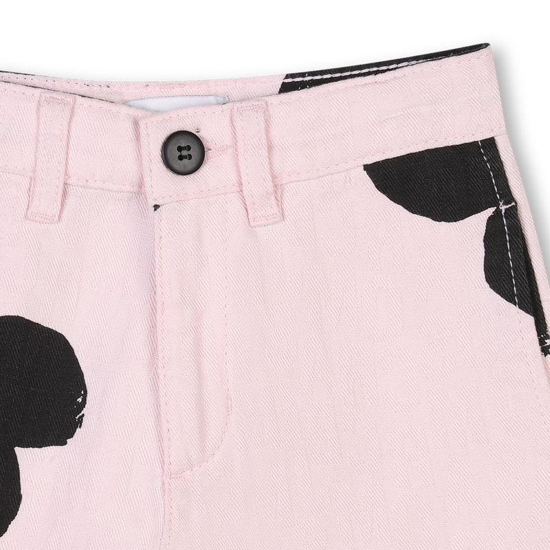 Short imprim&eacute; en coton MARC JACOBS 
                        FILLE