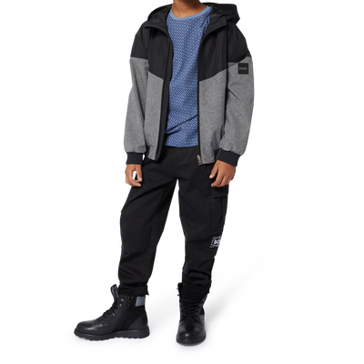 Pantalon cargo &agrave; pinces BOSS GARCON