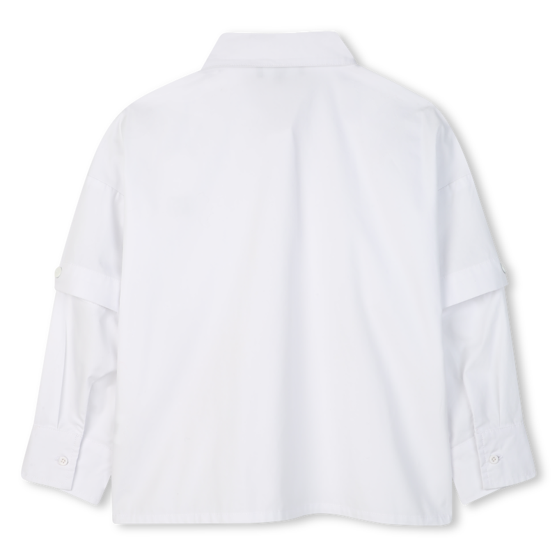 Chemise en popeline de coton DKNY 
                    FILLE