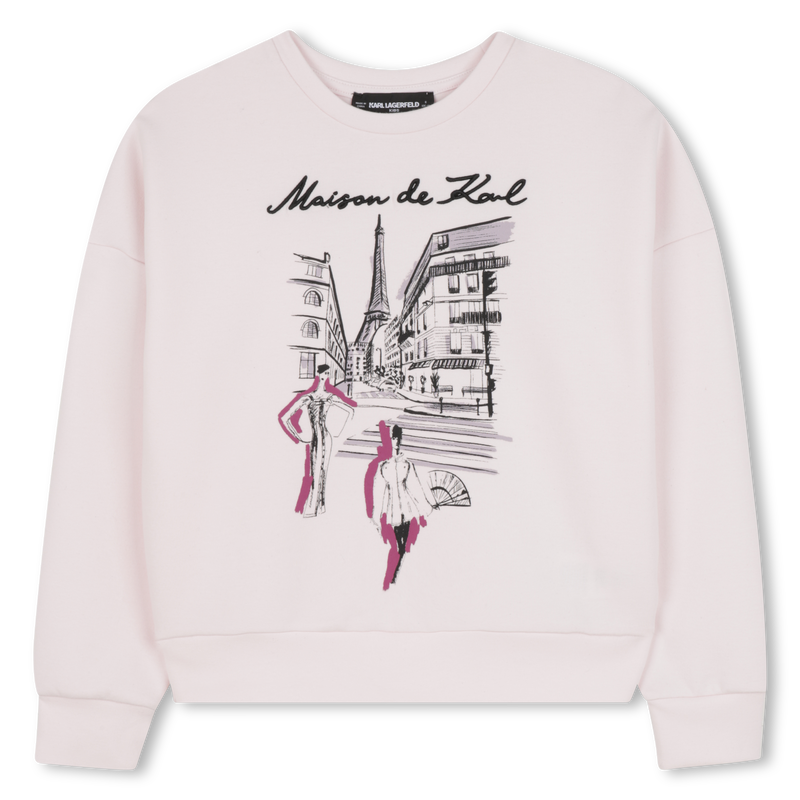 Sweat manches longues KARL LAGERFELD KIDS 
                    FILLE