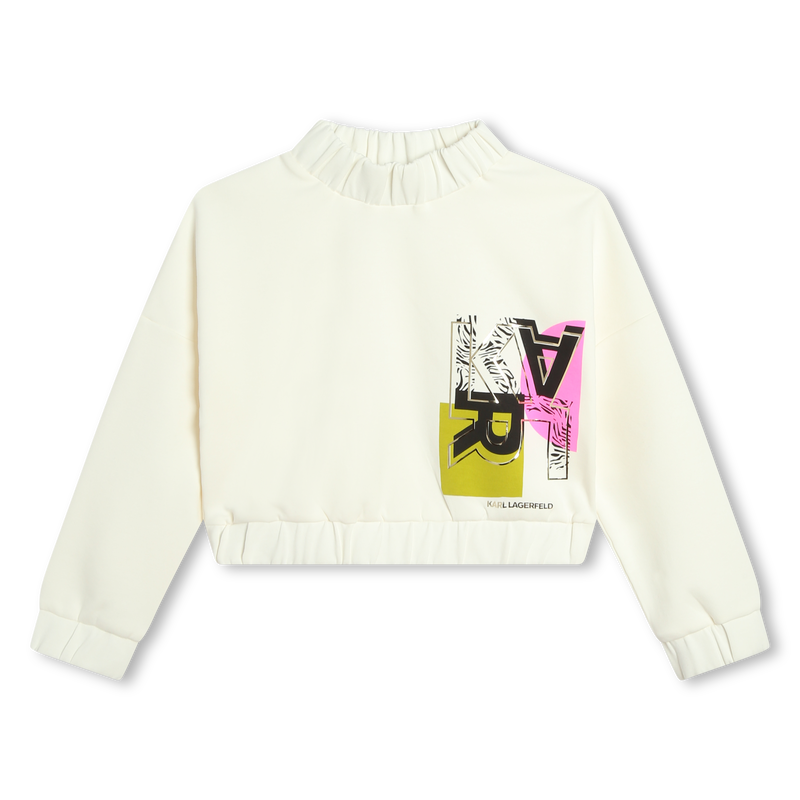 Sweat-shirt avec imprimé KARL LAGERFELD KIDS 
                    FILLE