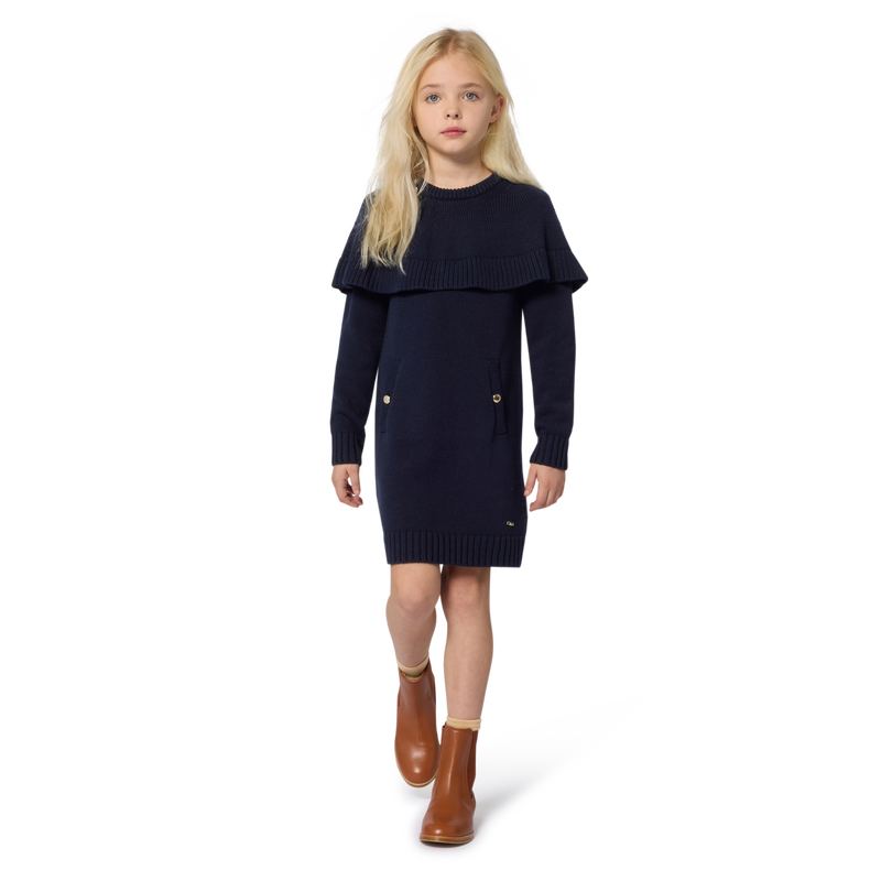 Robe cape en tricot CHLOE 
                    FILLE
