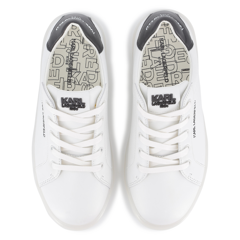 Baskets basses à lacets KARL LAGERFELD KIDS 
                    UNISEXE