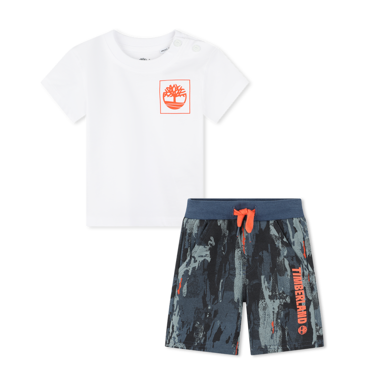 T-shirt et short bimatière TIMBERLAND 
                    GARCON
