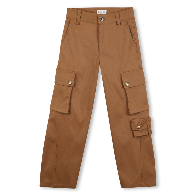 Pantalon imprimé brodé avec logo pa LANVIN 
                    GARCON
