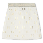 Jupe de c&eacute;r&eacute;monie en jacquard KARL LAGERFELD KIDS 
                    FILLE