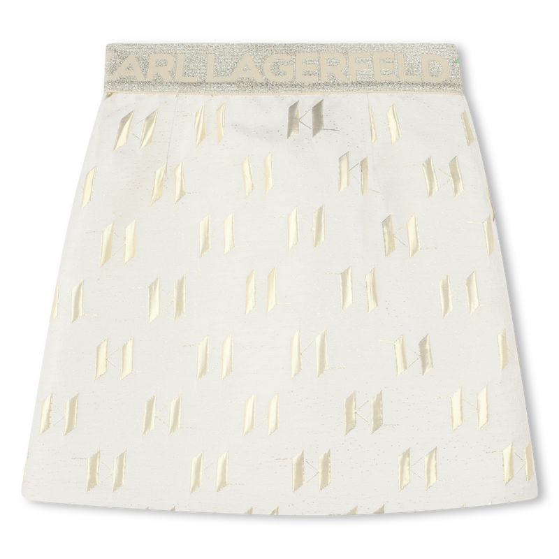 Jupe de c&eacute;r&eacute;monie en jacquard KARL LAGERFELD KIDS 
                        FILLE