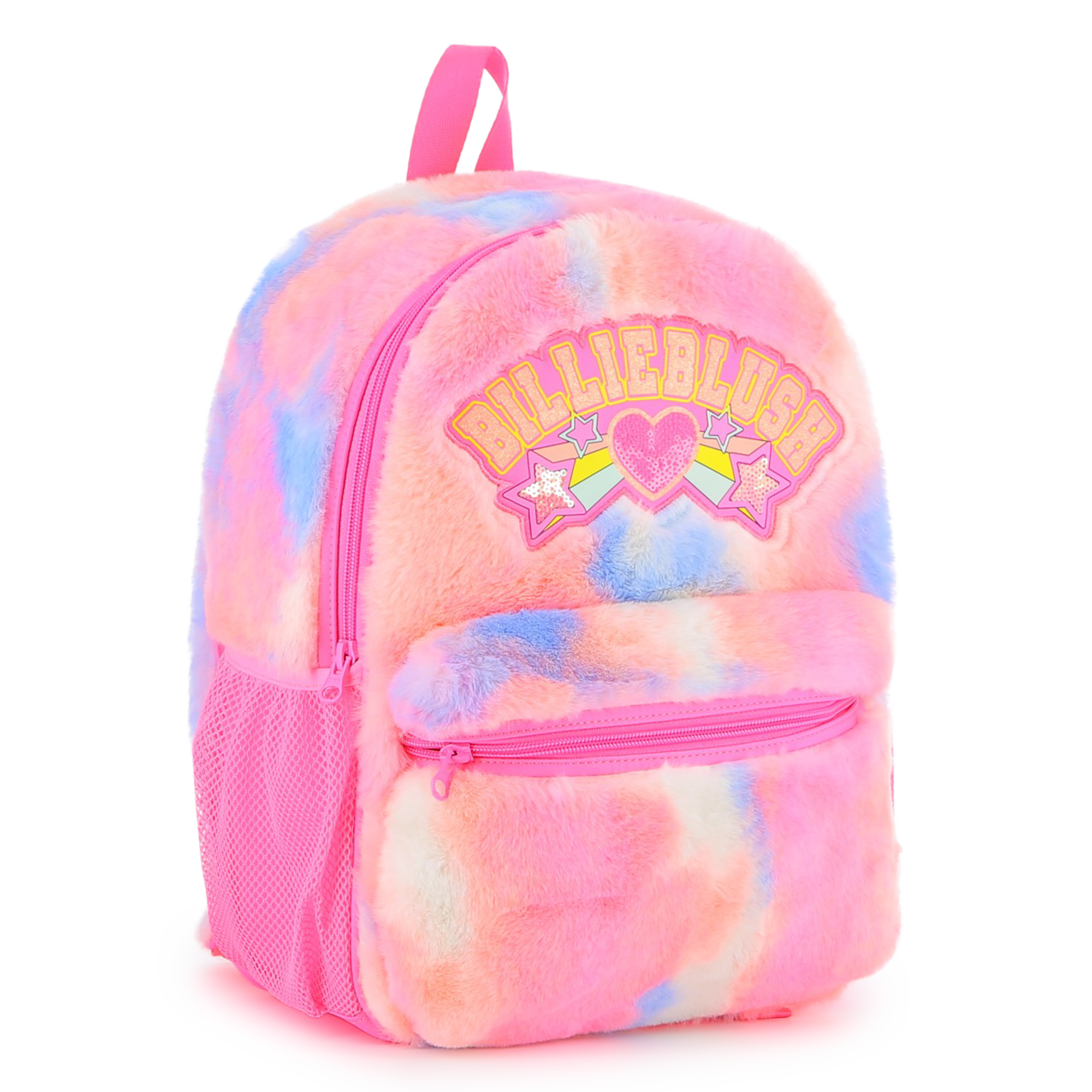 Sac à Dos Fille Billieblush à Sequins Bleu Indigo - Poches Bouteilles, Dos Rembourré - 35x25x15 Cm - 6