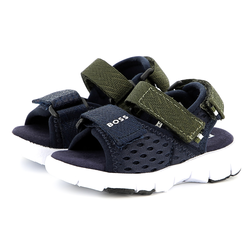 Sandales &agrave; fermeture par bandes auto agrippantes BOSS 
                        GARCON