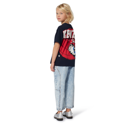 Pantalon en denim KENZO KIDS FILLE