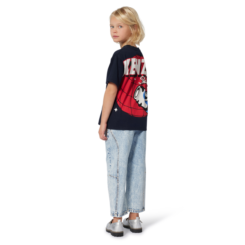 Pantalon en denim KENZO KIDS 
                    FILLE