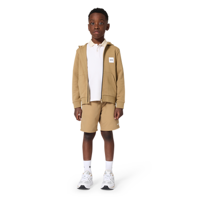 BERMUDA EN TISSU L&Eacute;GER GAUFR&Eacute; BOSS GARCON