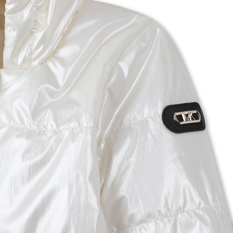 Doudoune brillante &agrave; capuche MICHAEL KORS 
                        FILLE