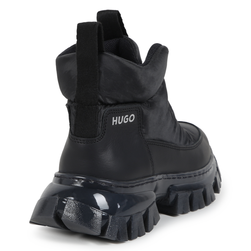 Bottines lacées bimatières Hugo 
                    FILLE
