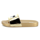 Claquettes m&eacute;tallis&eacute;es DKNY 
                    FILLE