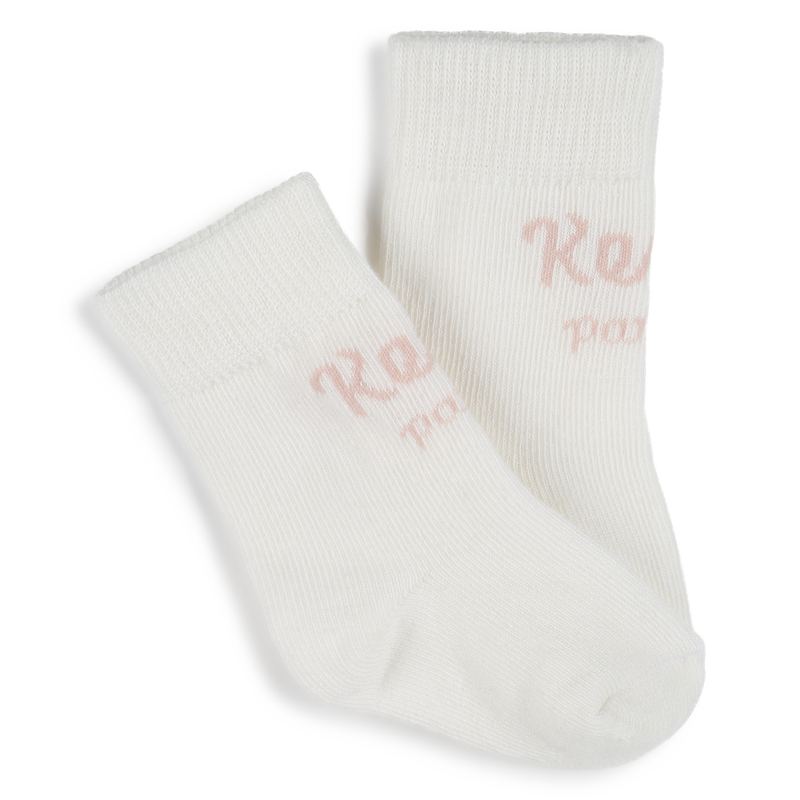 Duo de chaussettes en jacquard KENZO KIDS 
                    UNISEXE