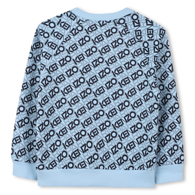 Sweat-shirt imprimé coton KENZO KIDS GARCON