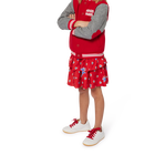 Jupe imprim&eacute;e &agrave; volants KENZO KIDS 
                    FILLE