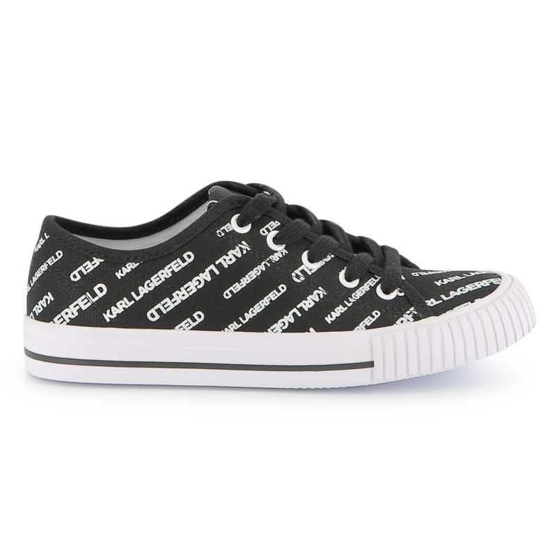 Baskets à lacets imprimé siglé KARL LAGERFELD KIDS 
                    GARCON