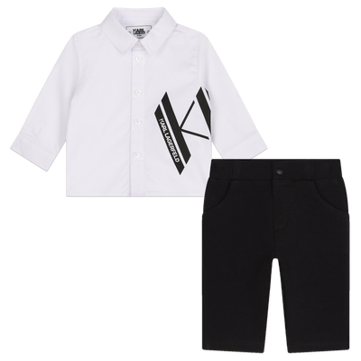 Ensemble chemise et pantalon KARL LAGERFELD KIDS GARCON