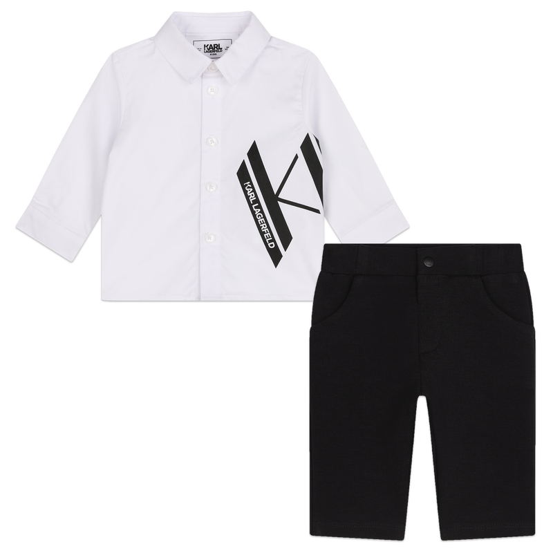 Ensemble chemise et pantalon KARL LAGERFELD KIDS 
                    GARCON