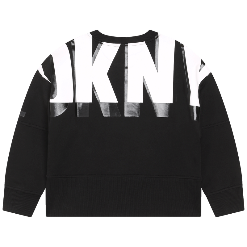Sweat-shirt en molleton DKNY 
                    FILLE