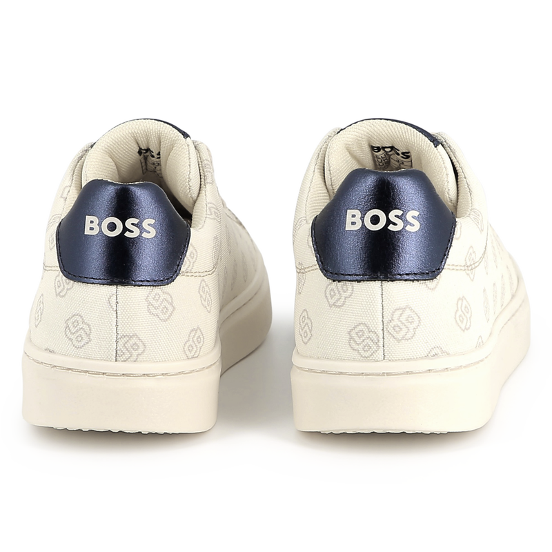 Baskets lacées en toile BOSS 
                    FILLE