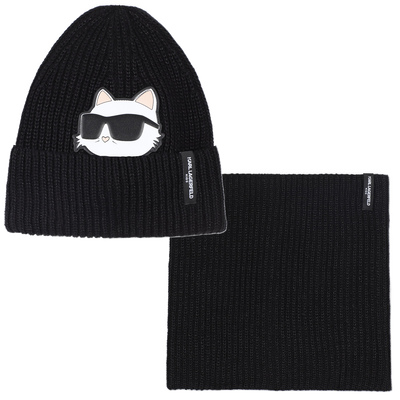 Ensemble bonnet + tour de cou KARL LAGERFELD KIDS FILLE