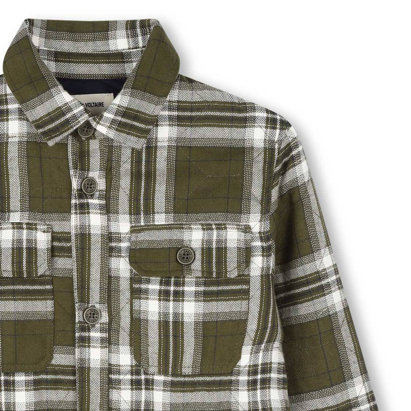 Chemise matelass&eacute;e en coton ZADIG & VOLTAIRE 
                        GARCON