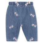 Pantalon en denim l&eacute;ger BILLIEBLUSH 
                    FILLE