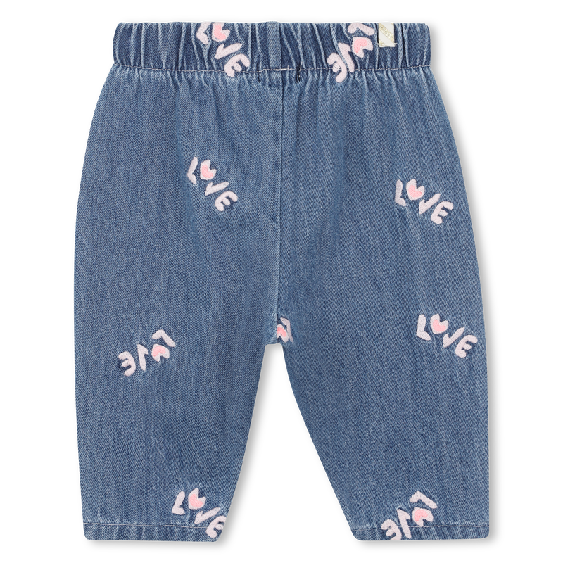 Pantalon en denim l&eacute;ger BILLIEBLUSH 
                        FILLE