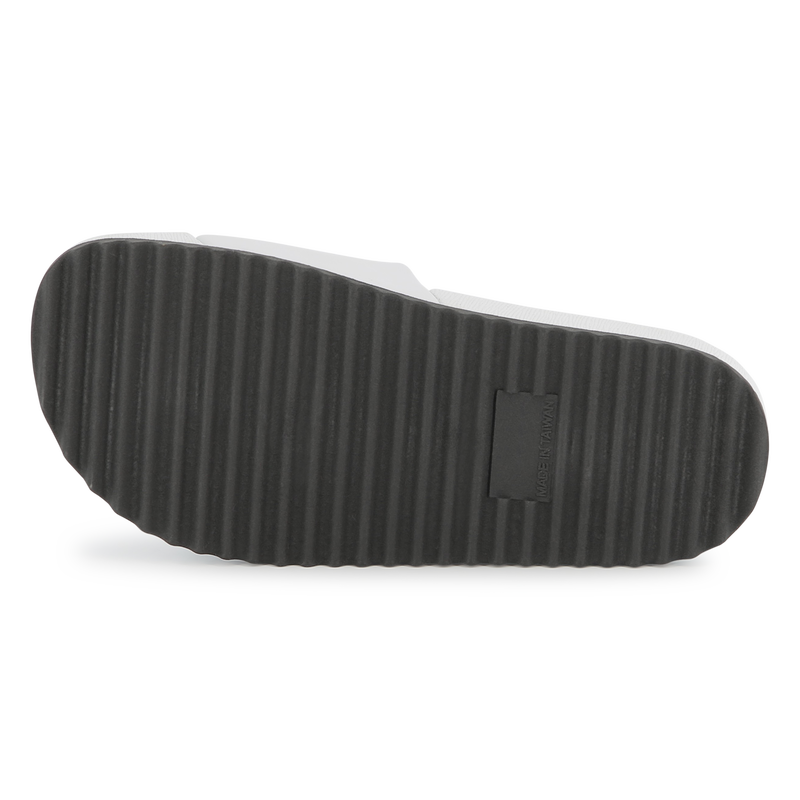 Claquettes avec imprim&eacute; relief KARL LAGERFELD KIDS 
                        FILLE