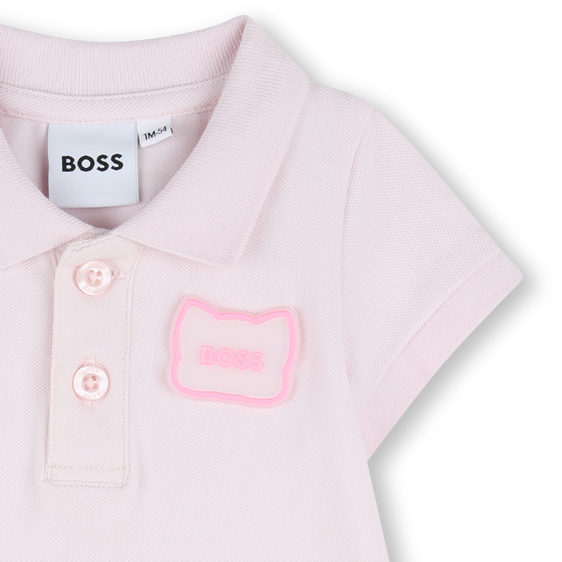 ROBE FERMETURE BOUTONN&Eacute;E BOSS 
                        FILLE