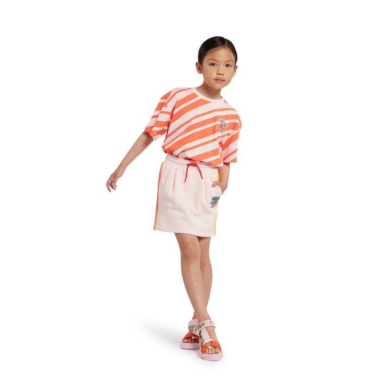 Jupe en molleton avec poches KENZO KIDS 
                    FILLE