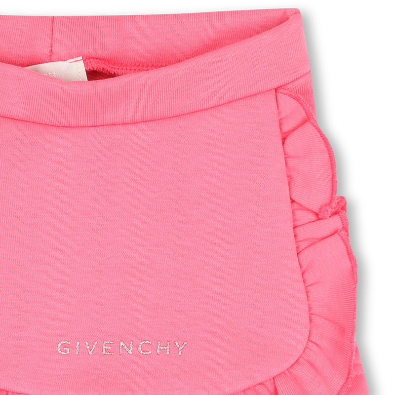 Short en molleton à volant GIVENCHY 
                    FILLE