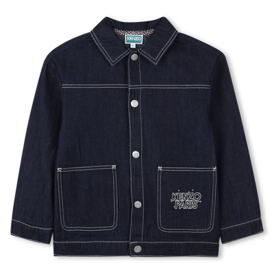 Veste en denim KENZO KIDS GARCON