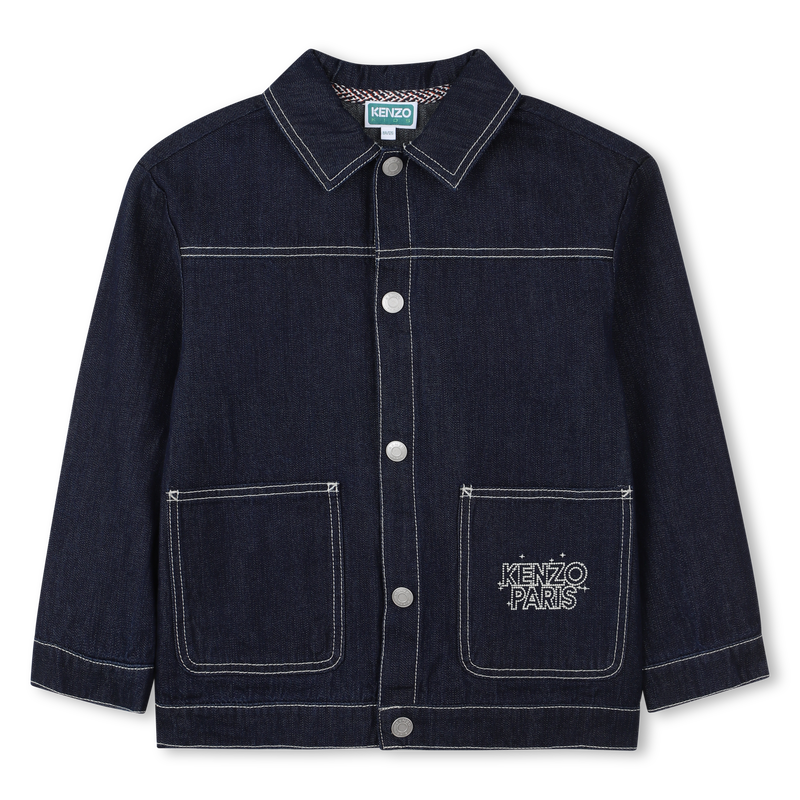 Veste avec fermeture pressionnée KENZO KIDS 
                    GARCON
