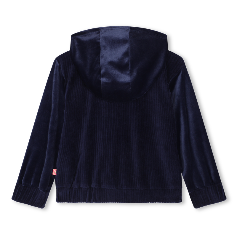 Cardigan à capuche en velours BILLIEBLUSH 
                    FILLE
